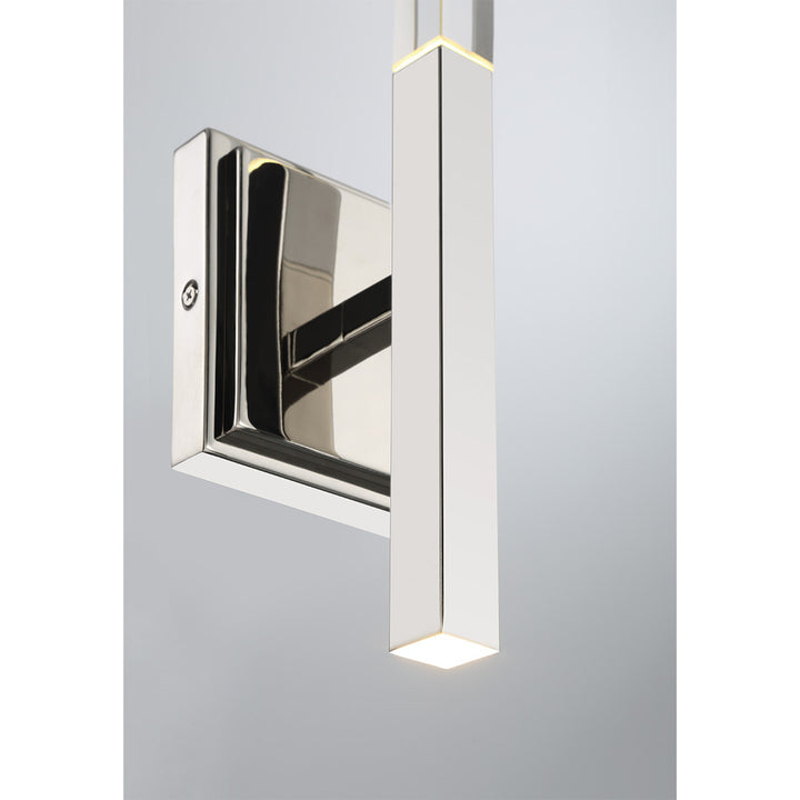 Benicio 2 Light Vanity in Polished Nickel