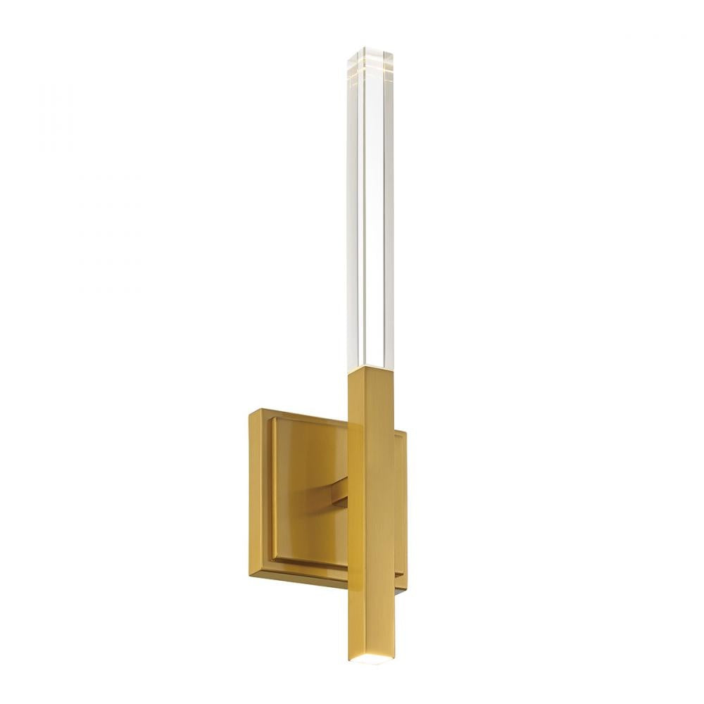 Benicio 2 Light Vanity in Brushed Gold