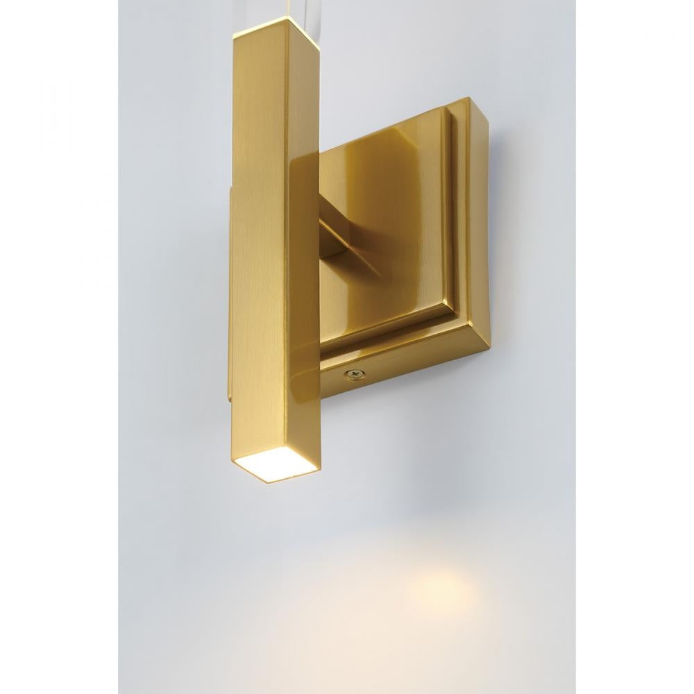 Benicio 2 Light Vanity in Brushed Gold