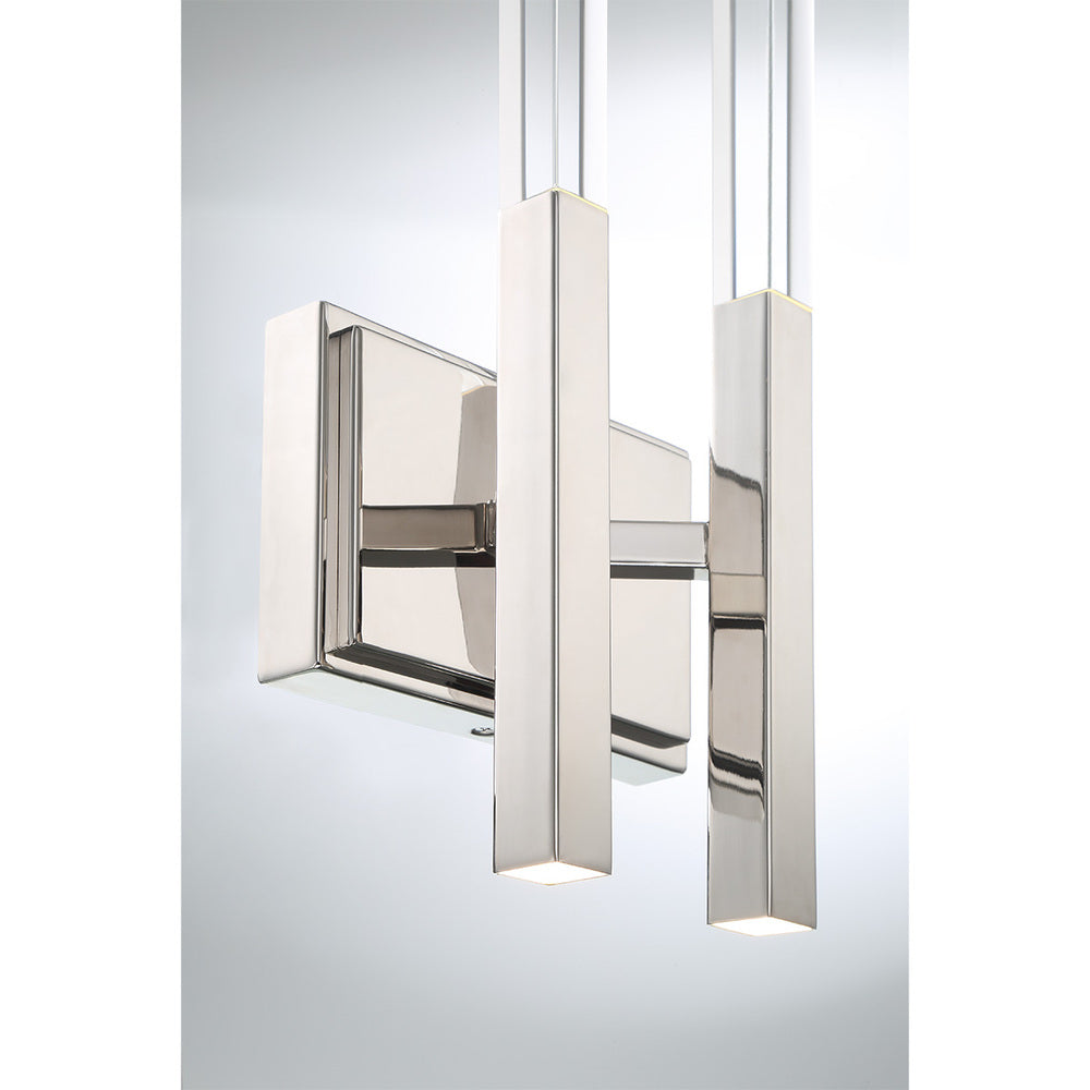 Benicio 4 Light Vanity in Polished Nickel