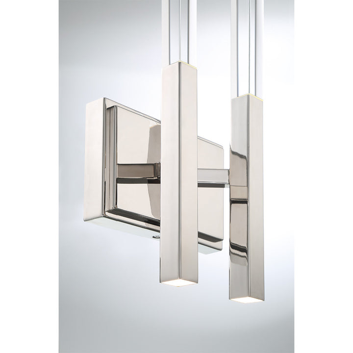Benicio 4 Light Vanity in Polished Nickel