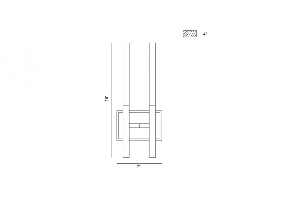Benicio 4 Light Vanity in Black