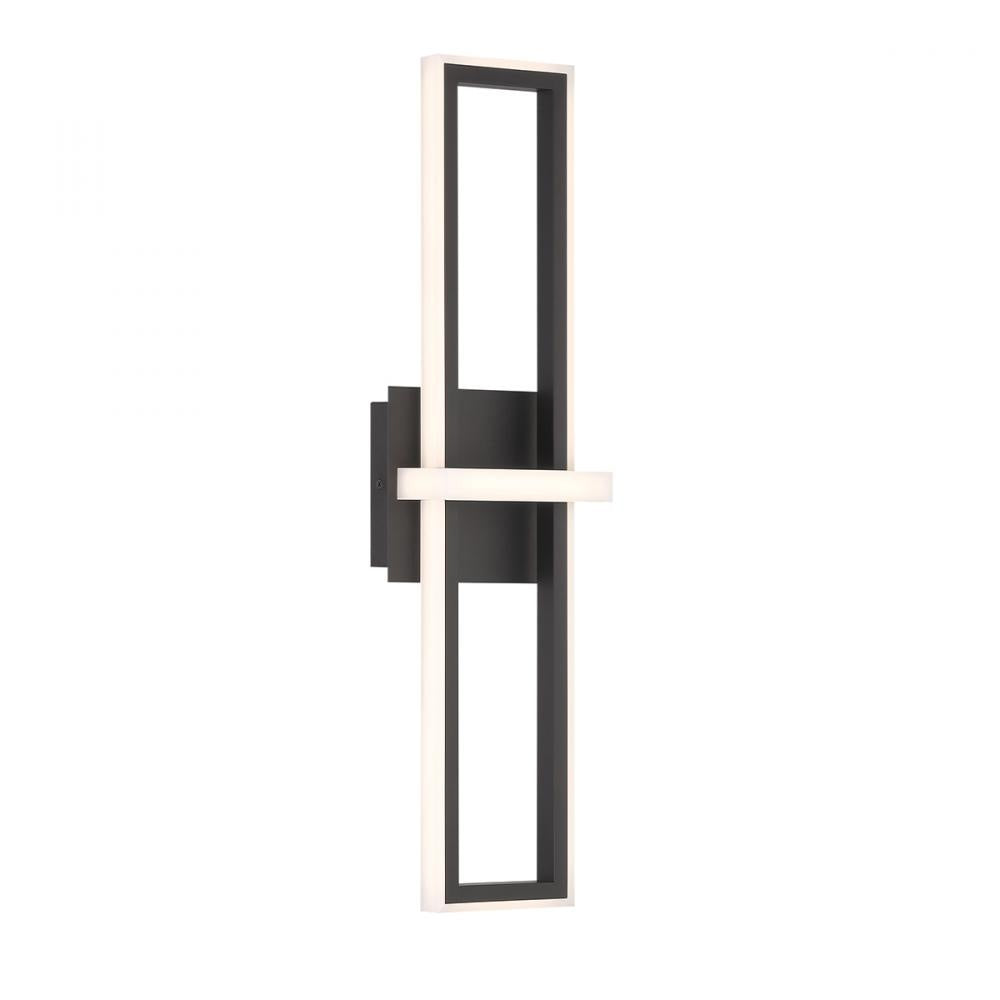 Bordo 1 Light 24" Sconce in Black