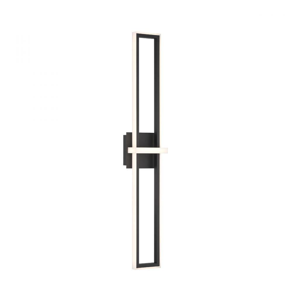 Bordo 1 Light 35.5" Sconce in Black