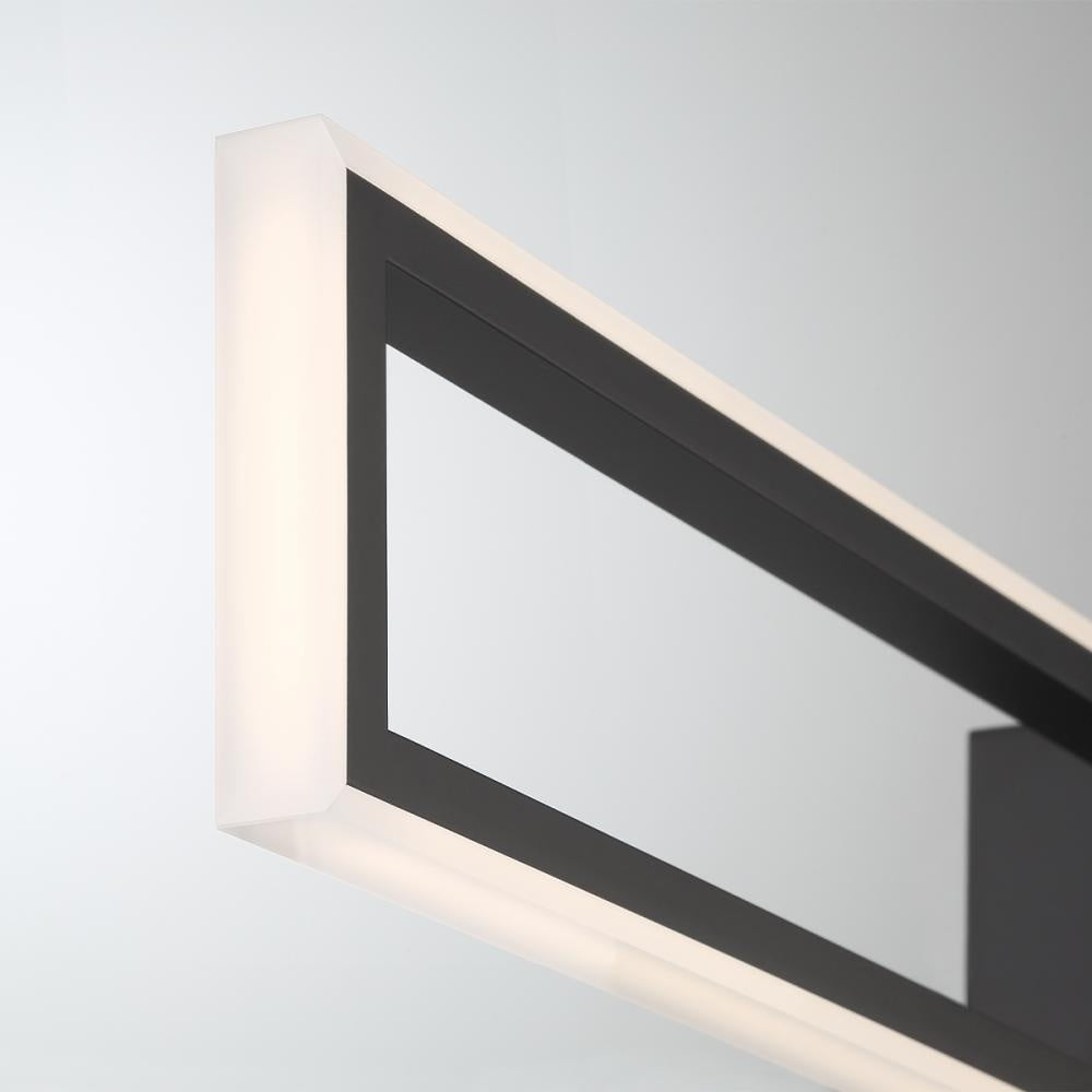Bordo 1 Light 35.5" Sconce in Black