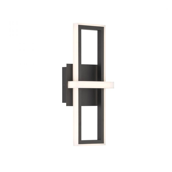 Bordo 1 Light 16" Sconce in Black