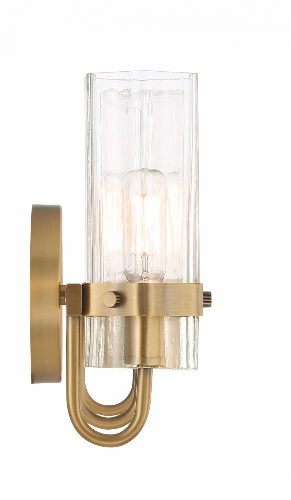 Brook 3 Light Vanity in Brass