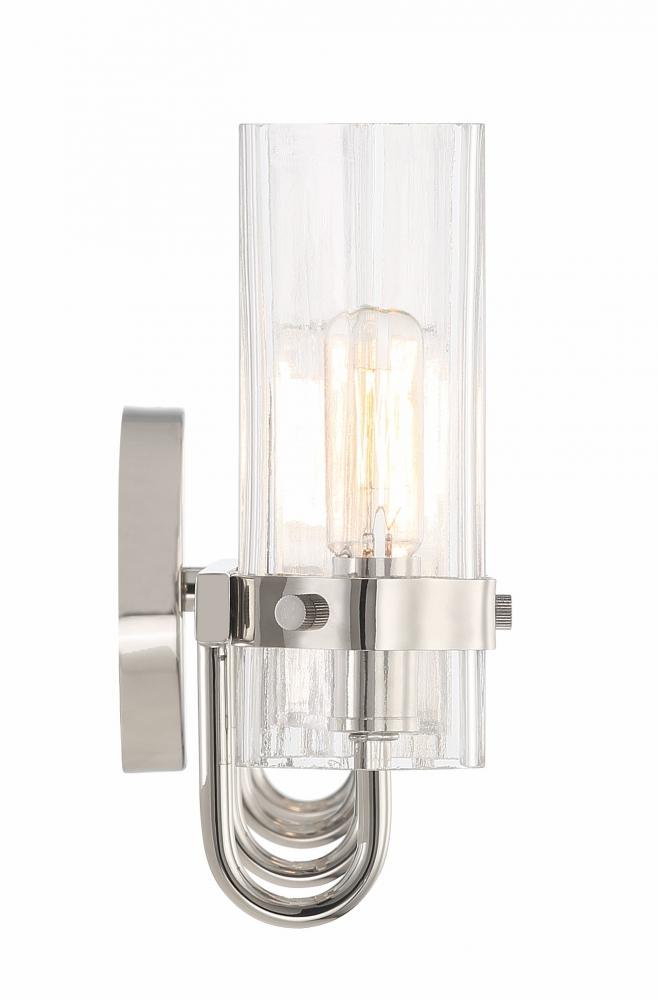 Brook 3 Light Vanity in Polished Nickel