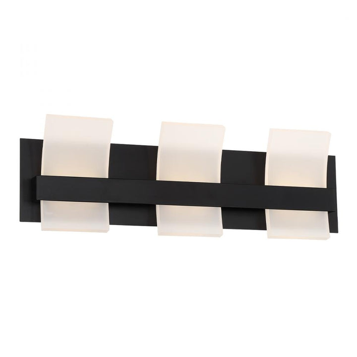 Cambridge 3 Light Vanity in Black