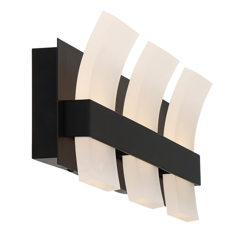 Cambridge 3 Light Vanity in Black