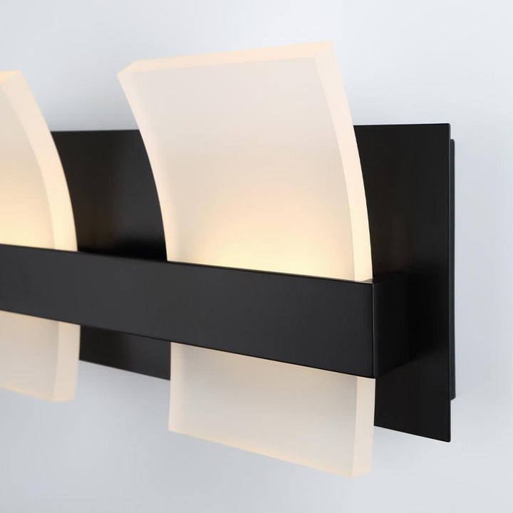 Cambridge 3 Light Vanity in Black