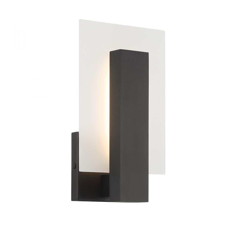 Carta 1 Light 12" Sconce in Black