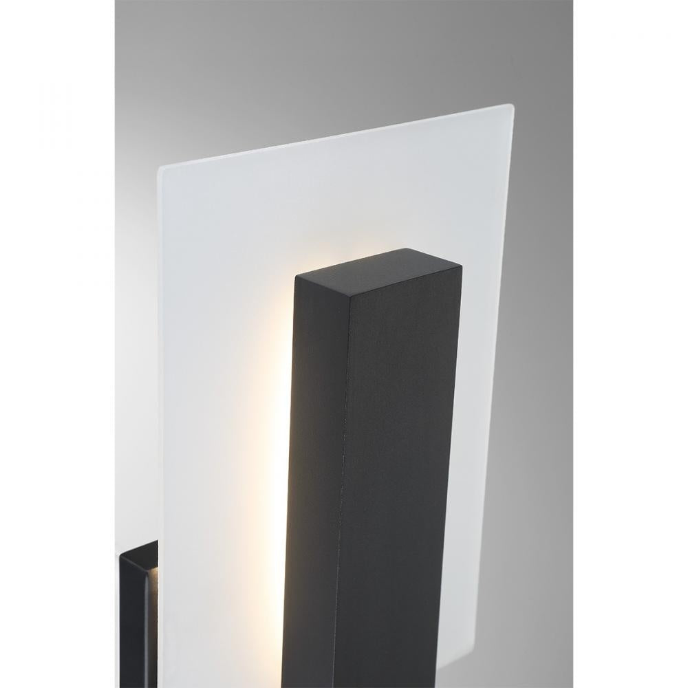 Carta 1 Light 12" Sconce in Black