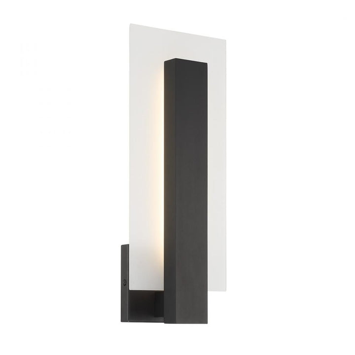 Carta 1 Light 17.75" Sconce in Black