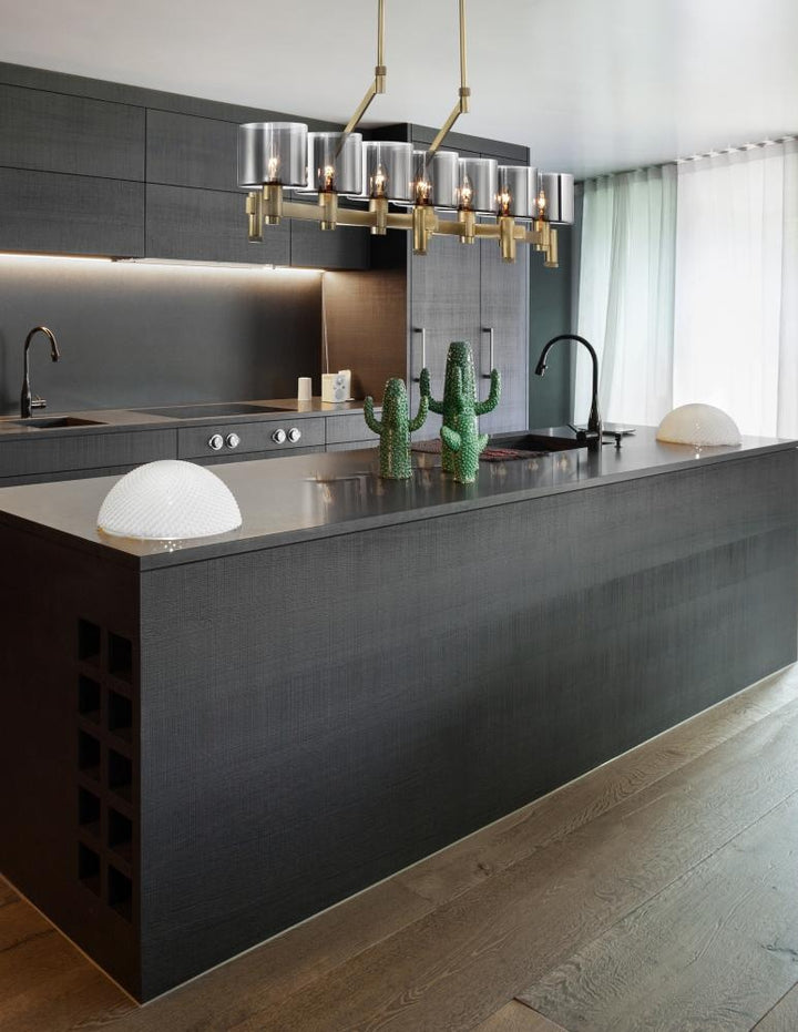 Decato 5 Light Chandelier in Brushed Gold