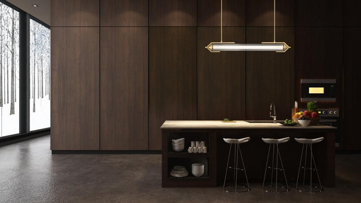 Espada 1 Light Chandelier in Gold