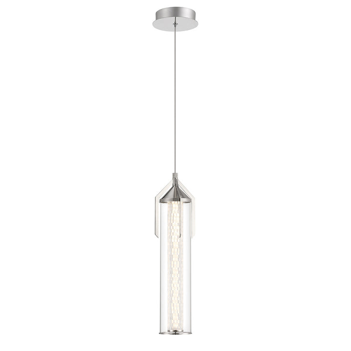 Espada 1 Light Pendant in Polished Nickel