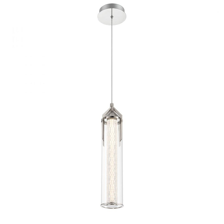 Espada 1 Light Pendant in Polished Nickel