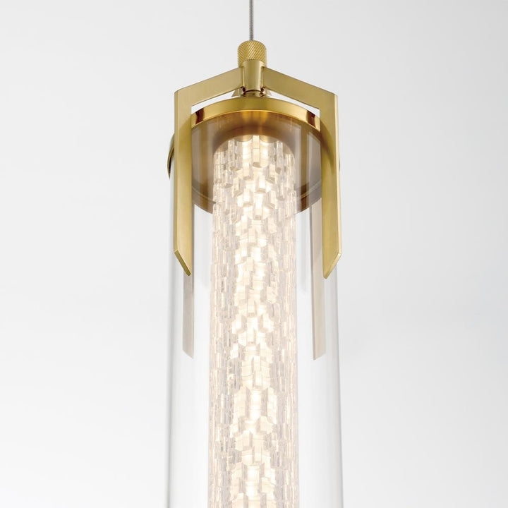 Espada 1 Light Pendant in Gold