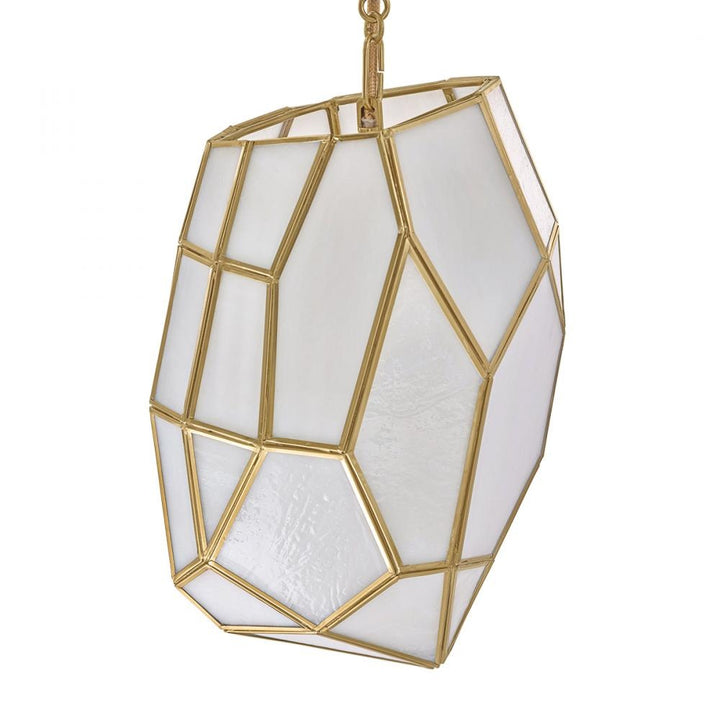 Heera 1 Light Pendant in Brass