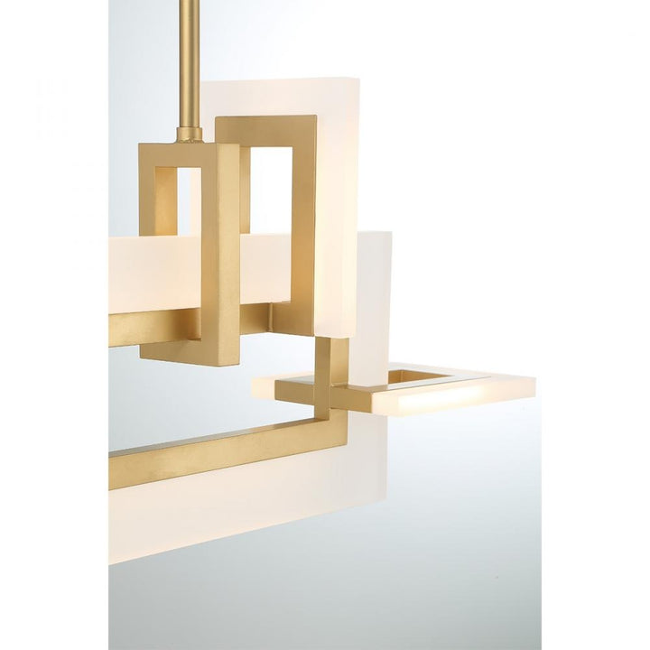 Inizio 1 Light Chandelier in Gold