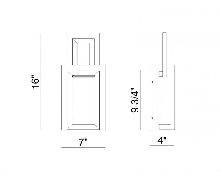 Inizio 1 Light Sconce in Gold