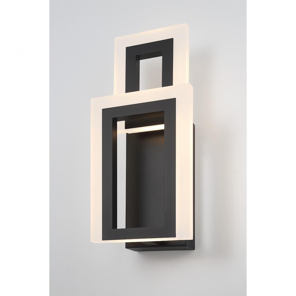 Inizio 1 Light Sconce in Black