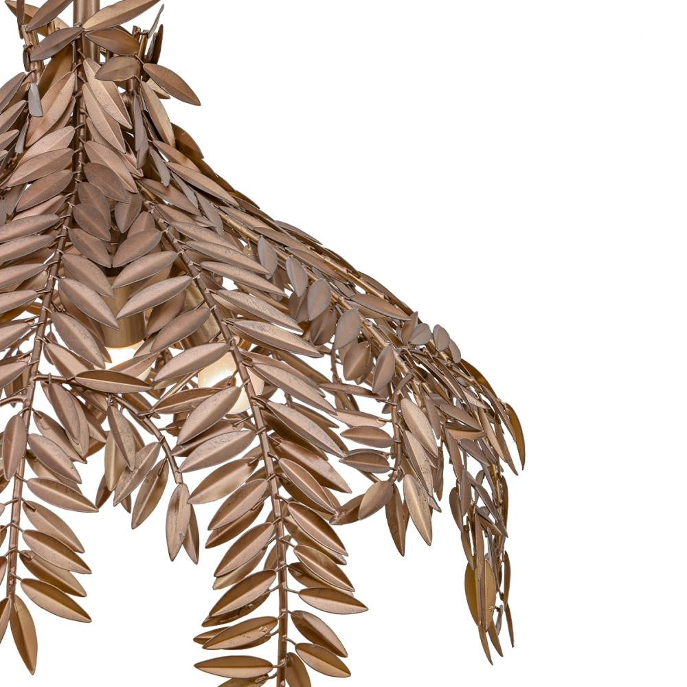 Jalore 3 Light Pendant in Brown Macchiato