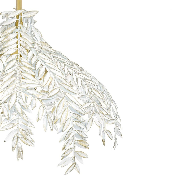 Jalore 3 Light Pendant in Distressed White