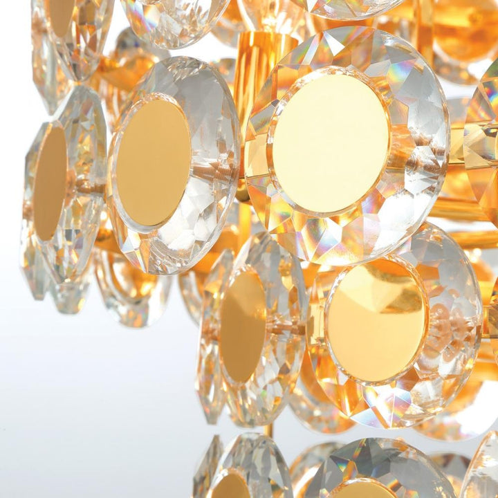 Perrene 24 Light Chandelier in Gold