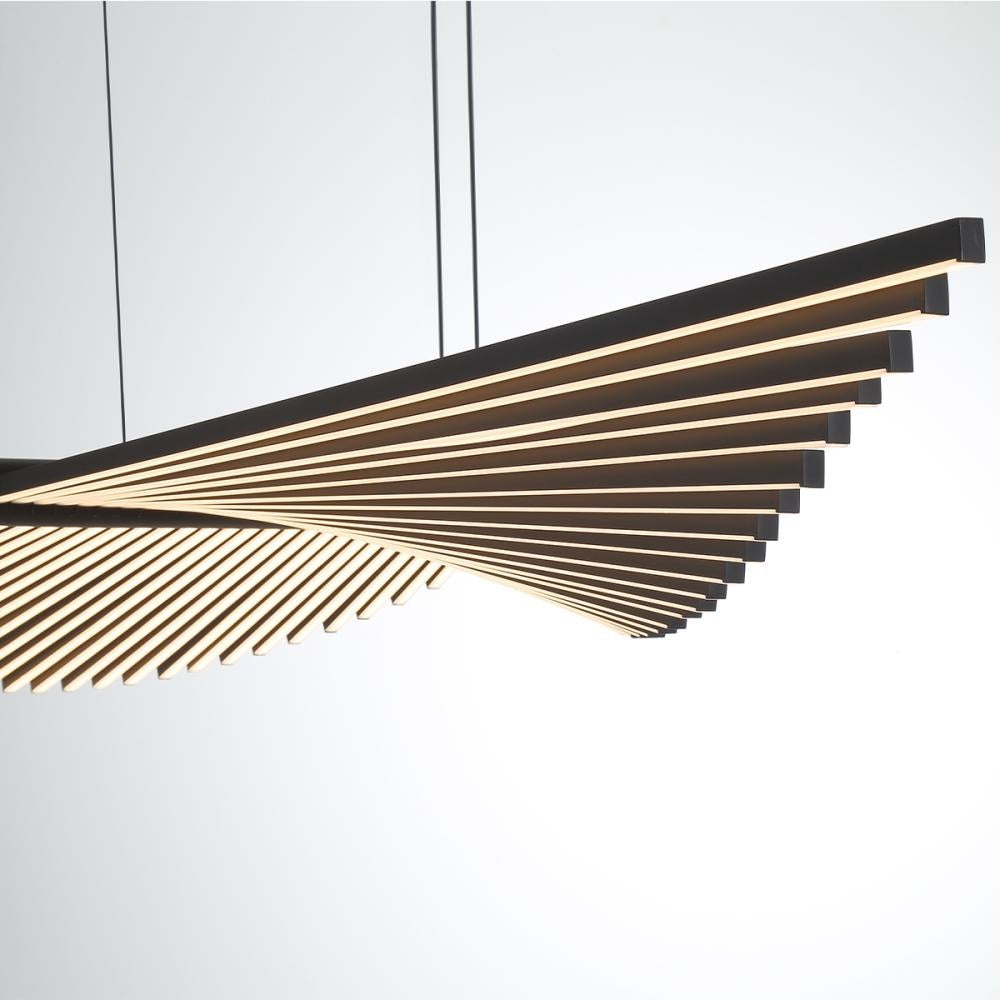 Seraph 1 Light Chandelier in Black