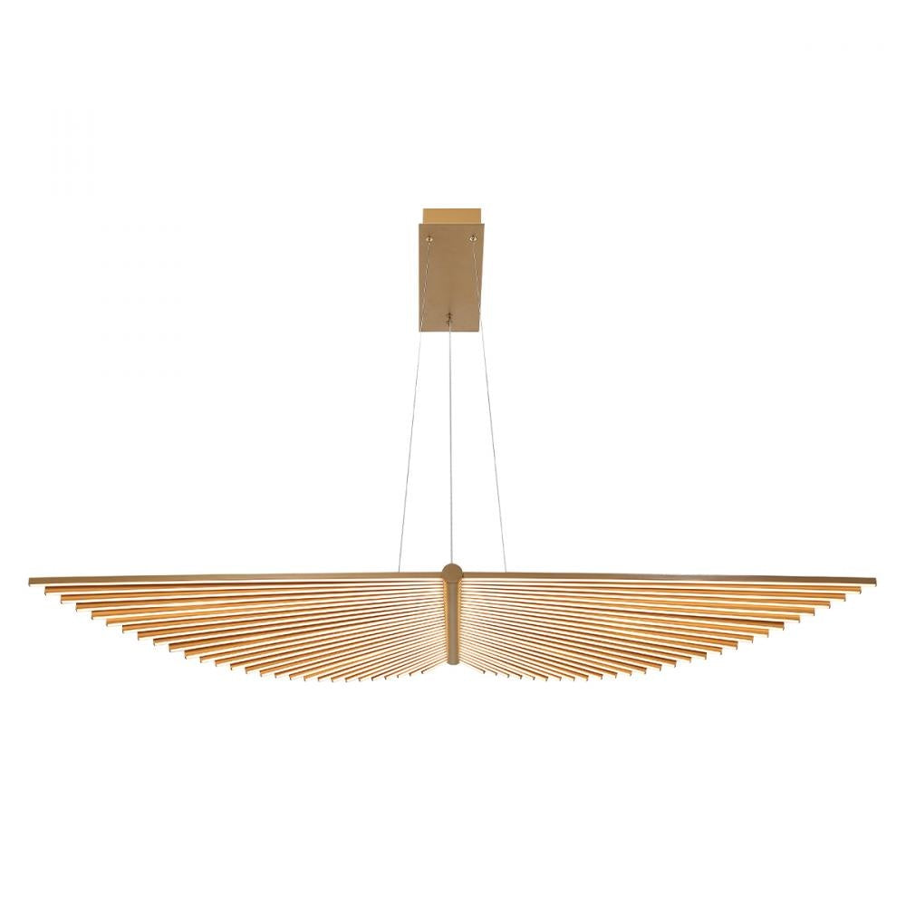 Seraph 1 Light Chandelier in Gold
