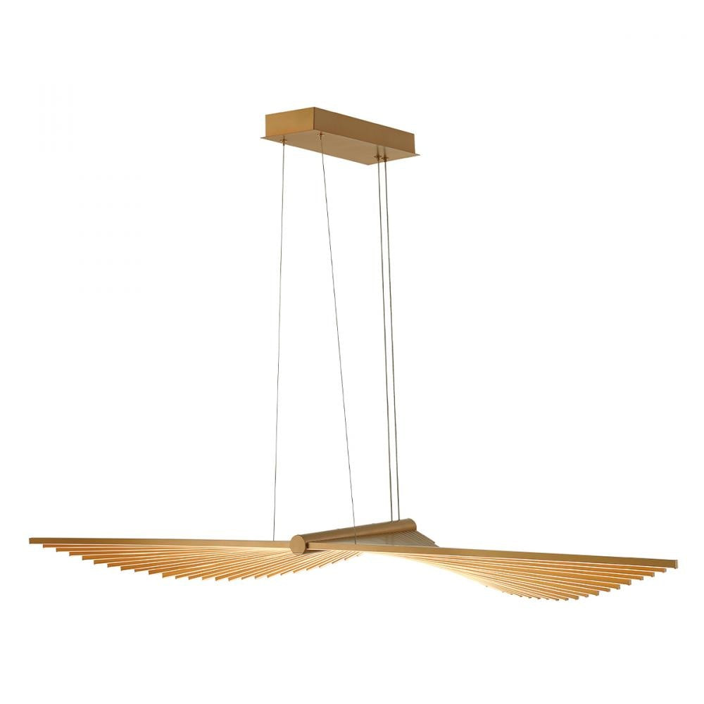 Seraph 1 Light Chandelier in Gold