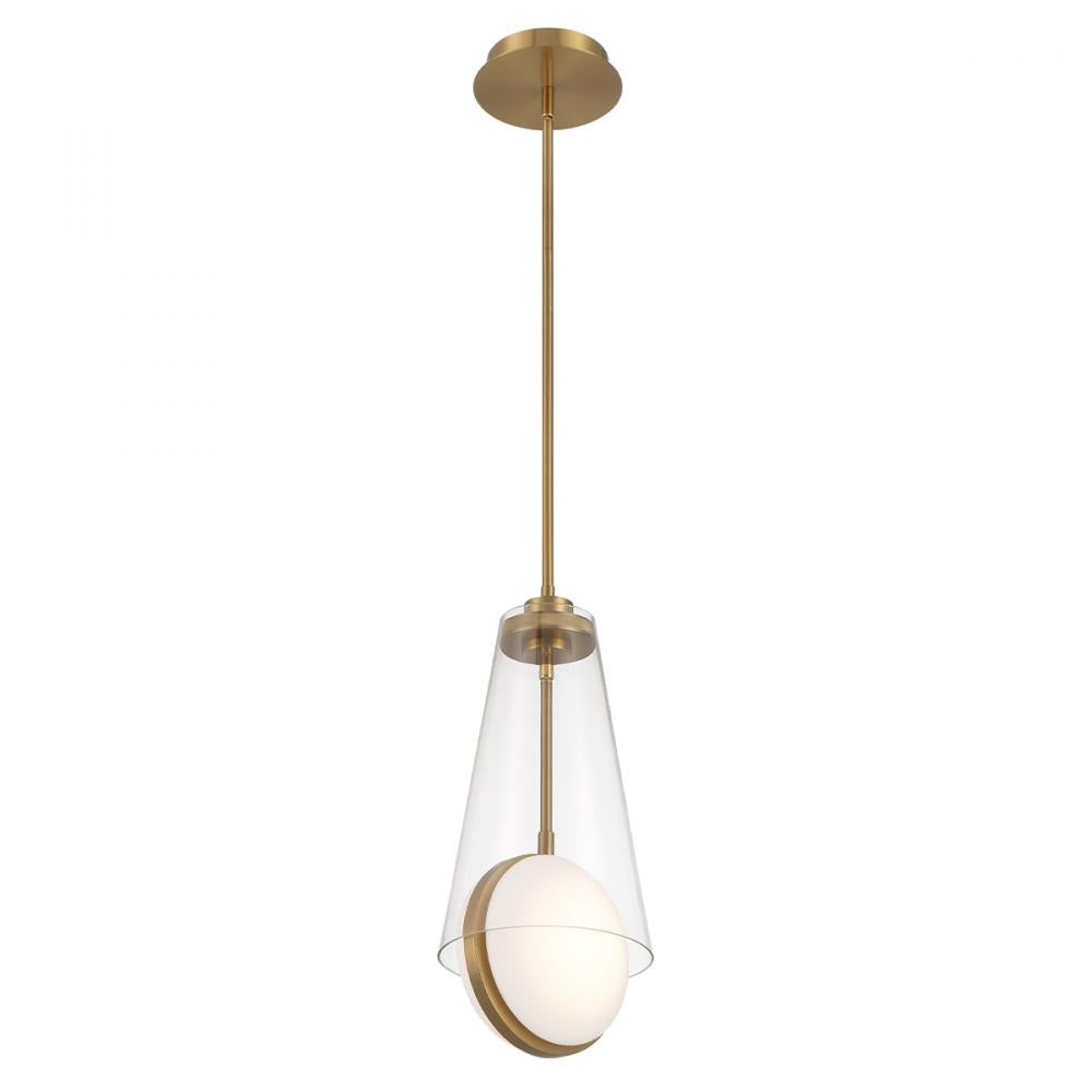 Solari 2 Light Pendant in Gold