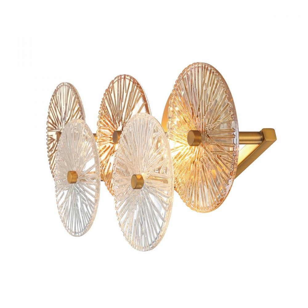 Sue-anne 2 Light Vanity in Brass