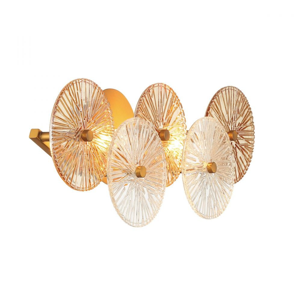 Sue-anne 2 Light Vanity in Brass