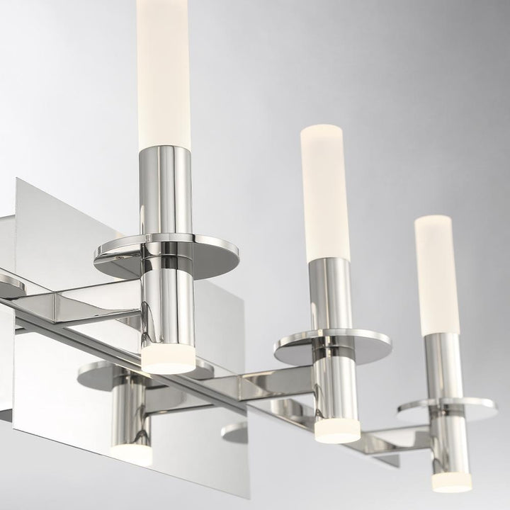 Torna 8 Light Vanity in Polished Nickel