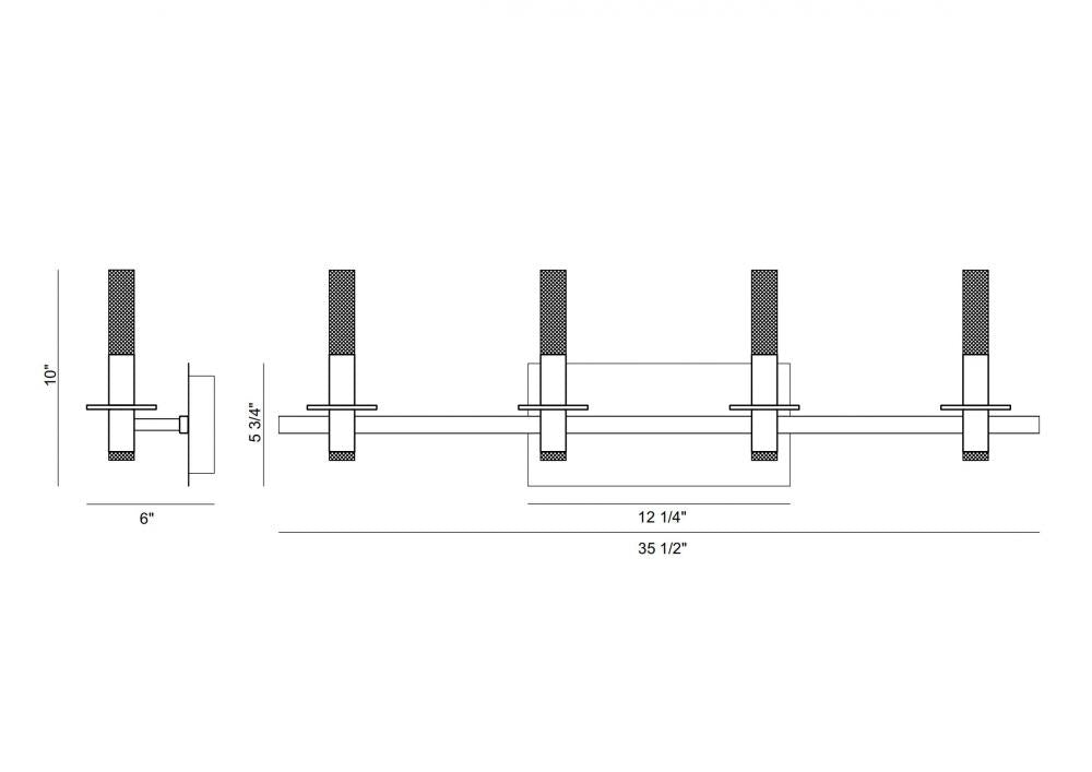 Torna 8 Light Vanity in Polished Nickel