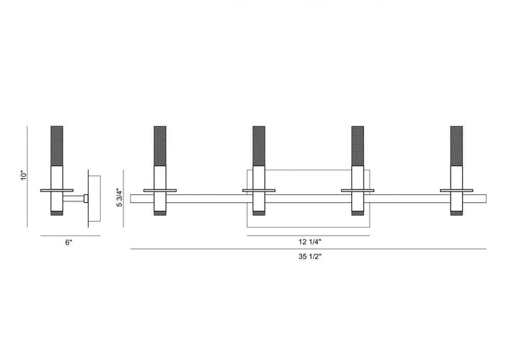 Torna 8 Light Vanity in Polished Nickel