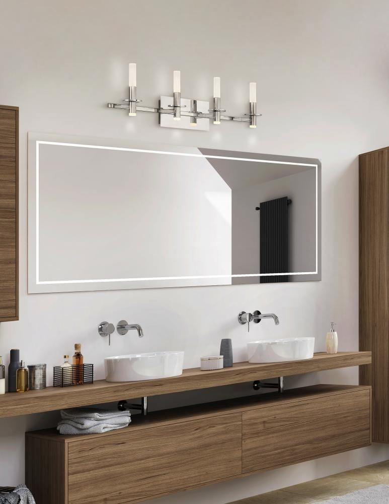 Torna 8 Light Vanity in Polished Nickel