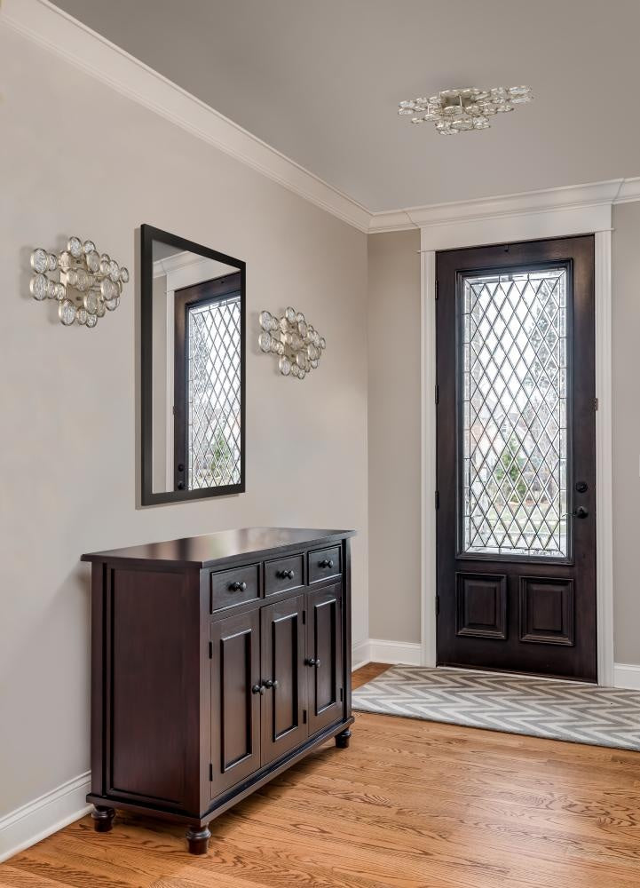 Trento 2 Light Vanity in Champagne Silver