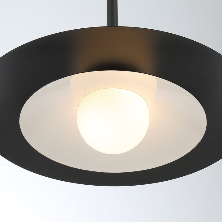 Welsh 1 Light Pendant in Black