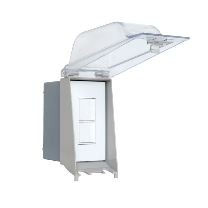 Eurofase EFSOWPW Surface Mount Single Duplex Stack Switch With Weatherproof Cover and Gang Box