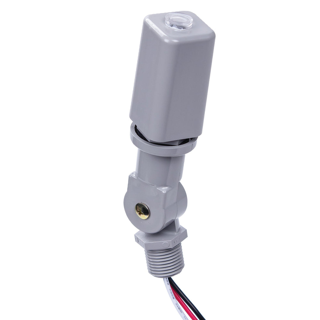 NIGHTFOX Top Lens Stem and Swivel Mount Electronic Photocontrol, 120-277 V