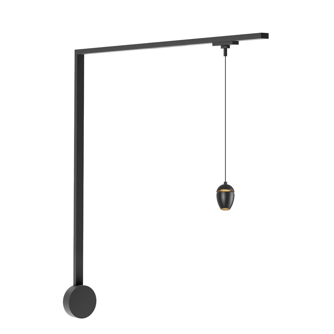 Eloa 3-in Black dimmable LED Trilo Wall Kit