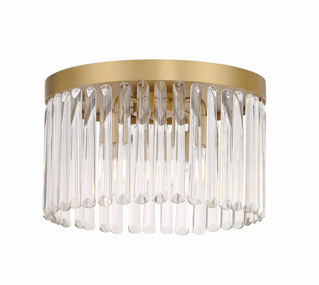 Emory 4 Light Modern Gold Flush Mount