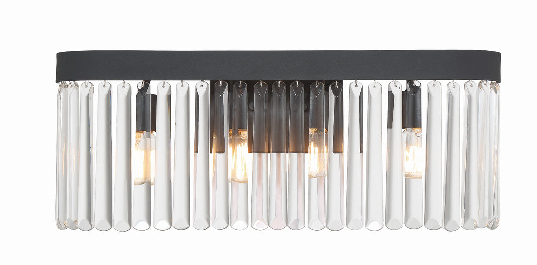 Emory 4 Light Black Forged Bathroom Vanity