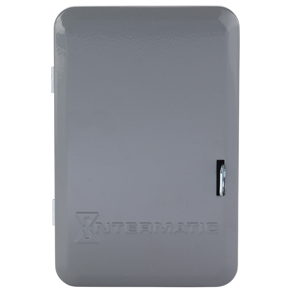 7-Day 1-Circuit Electronic Control, 120-277 VAC, SPST, Indoor Metal Enclosure
