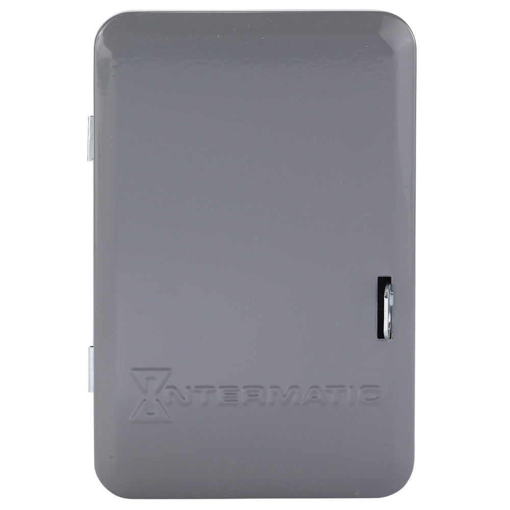 Astronomic 7-Day 1-Circuit Electronic Control, 120-277 VAC, SPST, Indoor Metal Enclosure