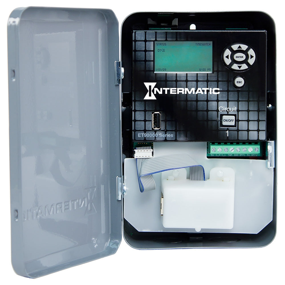 Astronomic 365-Day 1-Circuit Electronic Control, 120-277 VAC, 50/60 Hz, SPDT, Indoor Metal Enclosure, Ethernet Included